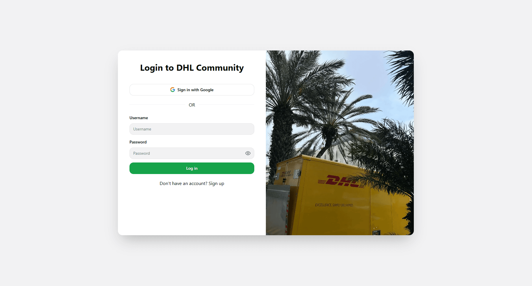 Community Web Application